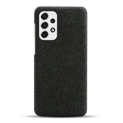 Heat Dissipation Design Phone Case for Samsung Galaxy A53 5G, Soft Cloth Coated PC Shock-Absorbing Protective Case