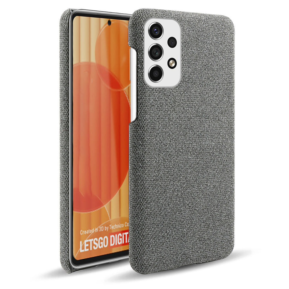 Heat Dissipation Design Phone Case for Samsung Galaxy A53 5G, Soft Cloth Coated PC Shock-Absorbing Protective Case