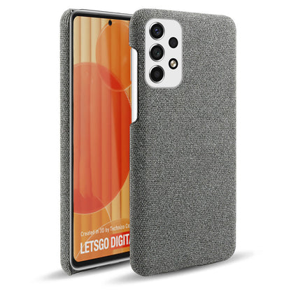 Heat Dissipation Design Phone Case for Samsung Galaxy A53 5G, Soft Cloth Coated PC Shock-Absorbing Protective Case