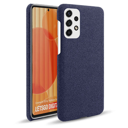 Heat Dissipation Design Phone Case for Samsung Galaxy A53 5G, Soft Cloth Coated PC Shock-Absorbing Protective Case