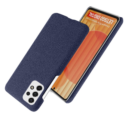 Heat Dissipation Design Phone Case for Samsung Galaxy A53 5G, Soft Cloth Coated PC Shock-Absorbing Protective Case