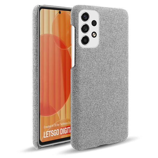 Heat Dissipation Design Phone Case for Samsung Galaxy A53 5G, Soft Cloth Coated PC Shock-Absorbing Protective Case