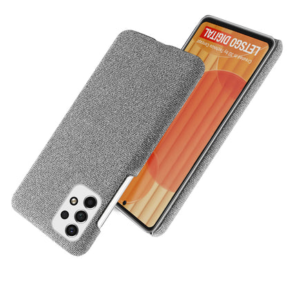 Heat Dissipation Design Phone Case for Samsung Galaxy A53 5G, Soft Cloth Coated PC Shock-Absorbing Protective Case