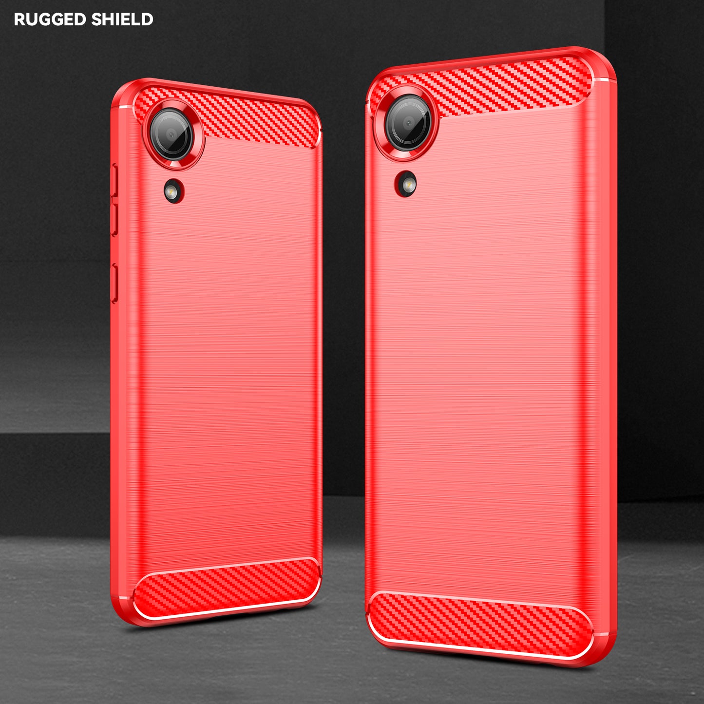 1.8mm TPU Case for Samsung Galaxy A03 Core, Brushed Surface Carbon Fiber Texture Anti-fingerprint Back Cover
