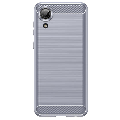 1.8mm TPU Case for Samsung Galaxy A03 Core, Brushed Surface Carbon Fiber Texture Anti-fingerprint Back Cover