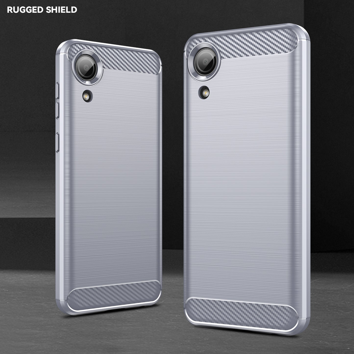 1.8mm TPU Case for Samsung Galaxy A03 Core, Brushed Surface Carbon Fiber Texture Anti-fingerprint Back Cover