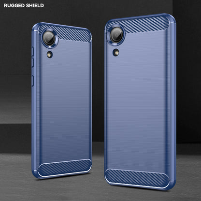 1.8mm TPU Case for Samsung Galaxy A03 Core, Brushed Surface Carbon Fiber Texture Anti-fingerprint Back Cover