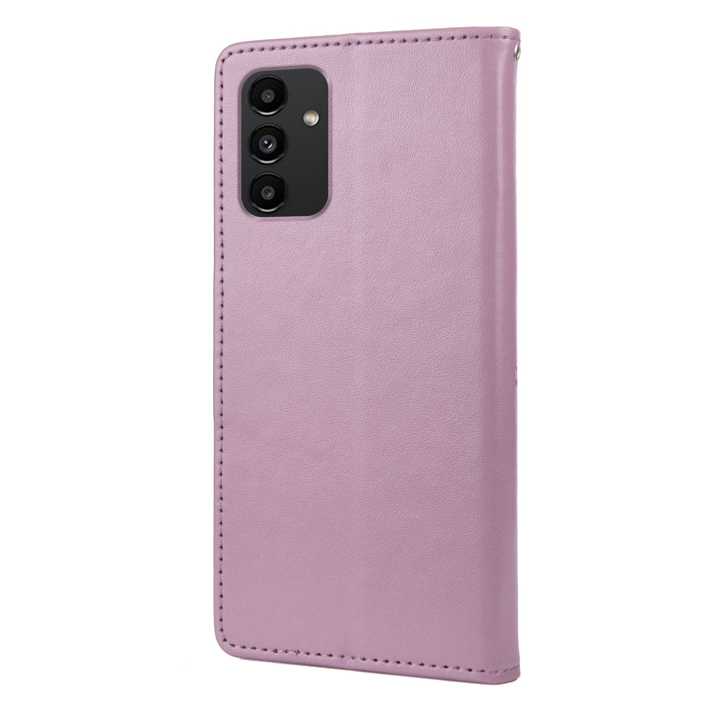 For Samsung Galaxy A13 4G Anti-scratch Stylish Imprint Butterflies Leather Phone Case Practical Wallet Stand Covering