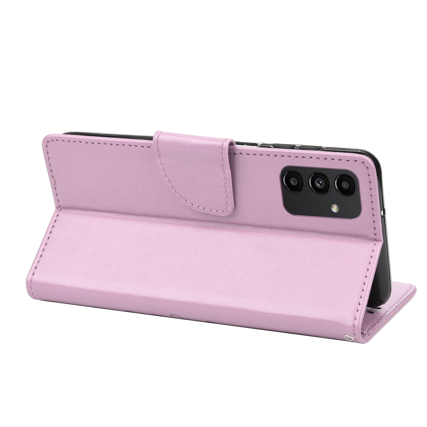 For Samsung Galaxy A13 4G Anti-scratch Stylish Imprint Butterflies Leather Phone Case Practical Wallet Stand Covering