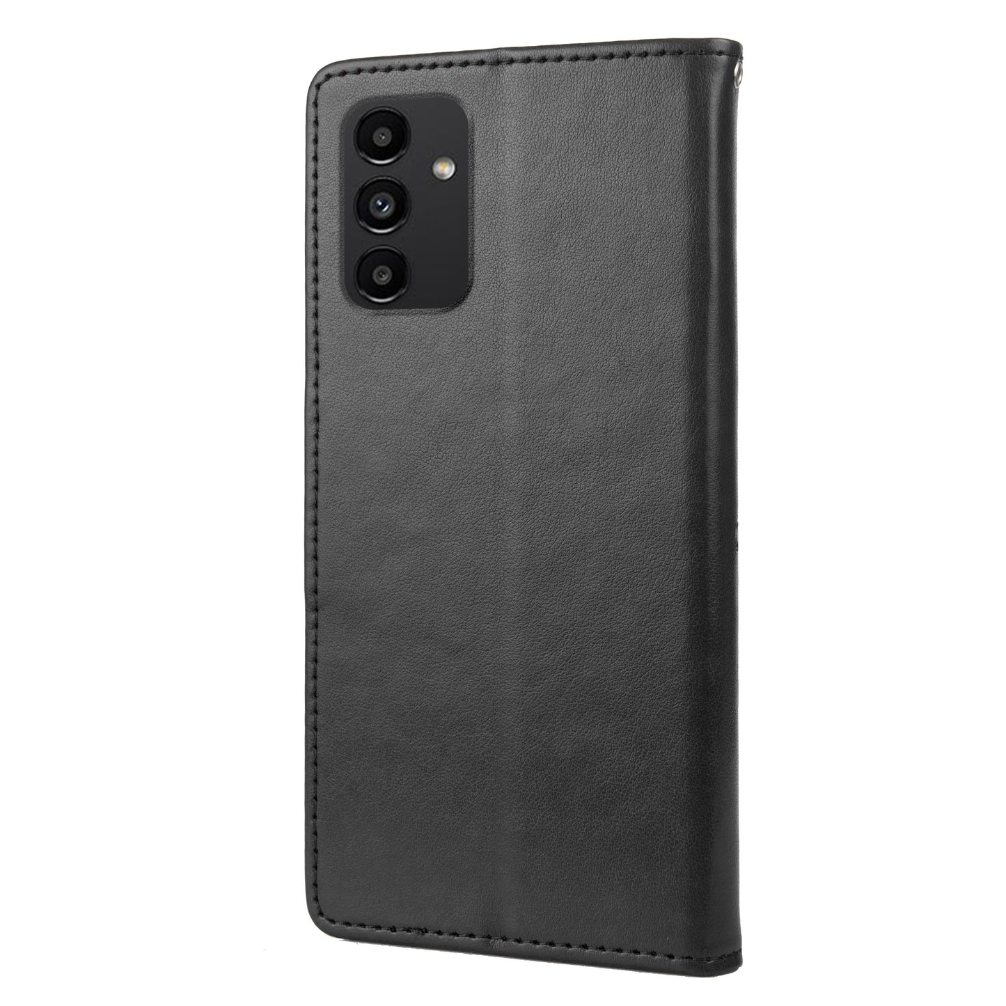 For Samsung Galaxy A13 4G Anti-scratch Stylish Imprint Butterflies Leather Phone Case Practical Wallet Stand Covering