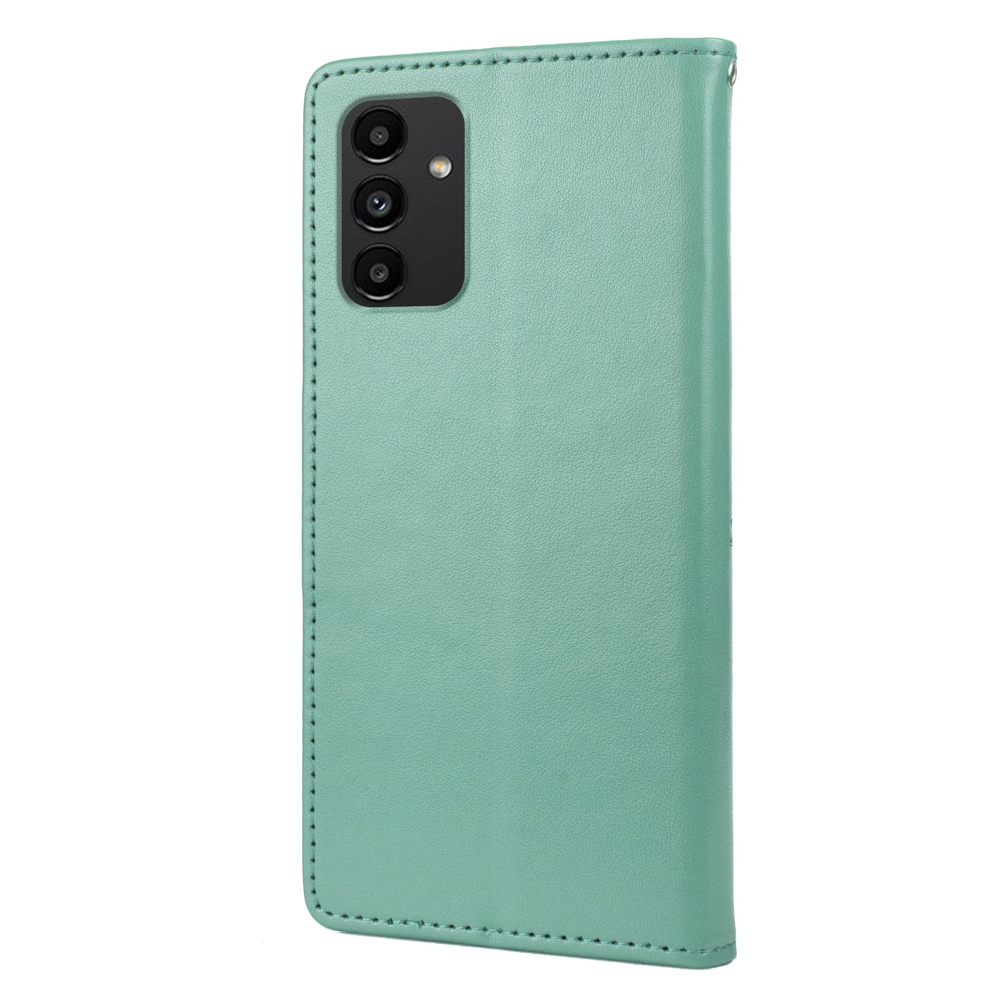 For Samsung Galaxy A13 4G Anti-scratch Stylish Imprint Butterflies Leather Phone Case Practical Wallet Stand Covering