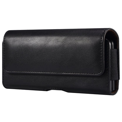 For Samsung Galaxy Z Fold3 5G/Huawei Mate X/Mate Xs Waist Loop Microfiber Leather Phone Bag Case with Magnetic Flip Cover