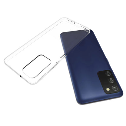 10Pcs/Pack Anti-watermark Case for Samsung Galaxy A03s 4G (166.5 x 75.98 x 9.14mm), Flexible TPU Transparent Anti-Scratch Phone Cover