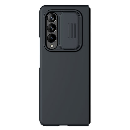 NILLKIN for Samsung Galaxy Z Fold3 5G Dual Layer Hybrid Hard PC Soft Silicone Shockproof Protective Case with Slide Camera Lens Cover
