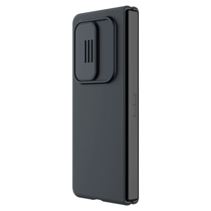 NILLKIN for Samsung Galaxy Z Fold3 5G Dual Layer Hybrid Hard PC Soft Silicone Shockproof Protective Case with Slide Camera Lens Cover