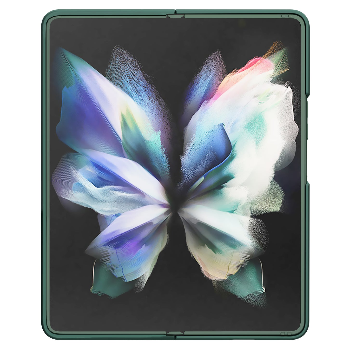 NILLKIN for Samsung Galaxy Z Fold3 5G Dual Layer Hybrid Hard PC Soft Silicone Shockproof Protective Case with Slide Camera Lens Cover