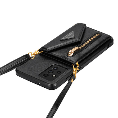 N.BEKUS Phone Case for Samsung Galaxy A52 4G/5G / A52s 5G, PU Leather + TPU Card Slots Holder Kickstand Cover with Strap