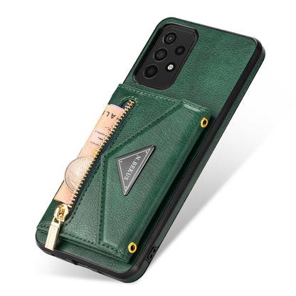 N.BEKUS Phone Case for Samsung Galaxy A52 4G/5G / A52s 5G, PU Leather + TPU Card Slots Holder Kickstand Cover with Strap