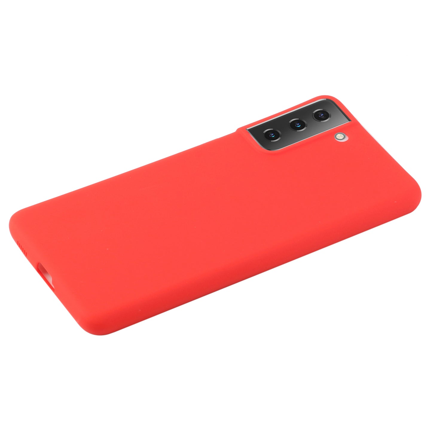 For Samsung Galaxy S22 5G Soft TPU Ultra-Thin Phone Back Cover Light Protective Matte Finish Coating Case