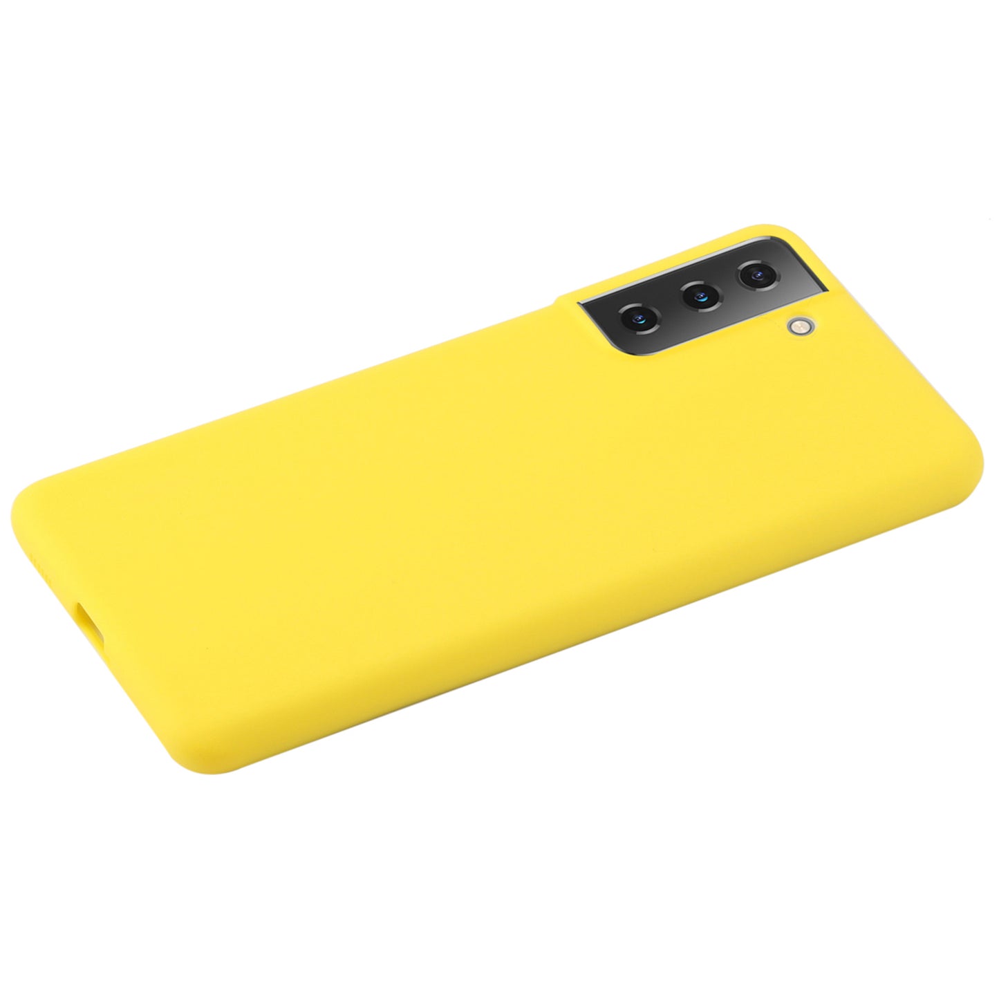 For Samsung Galaxy S22 5G Soft TPU Ultra-Thin Phone Back Cover Light Protective Matte Finish Coating Case