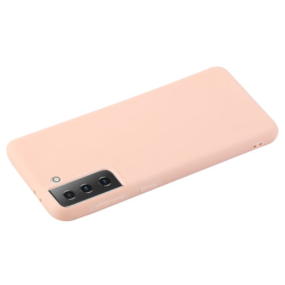 For Samsung Galaxy S22 5G Soft TPU Ultra-Thin Phone Back Cover Light Protective Matte Finish Coating Case