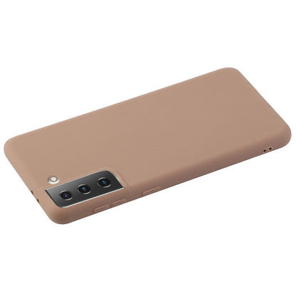 For Samsung Galaxy S22 5G Soft TPU Ultra-Thin Phone Back Cover Light Protective Matte Finish Coating Case