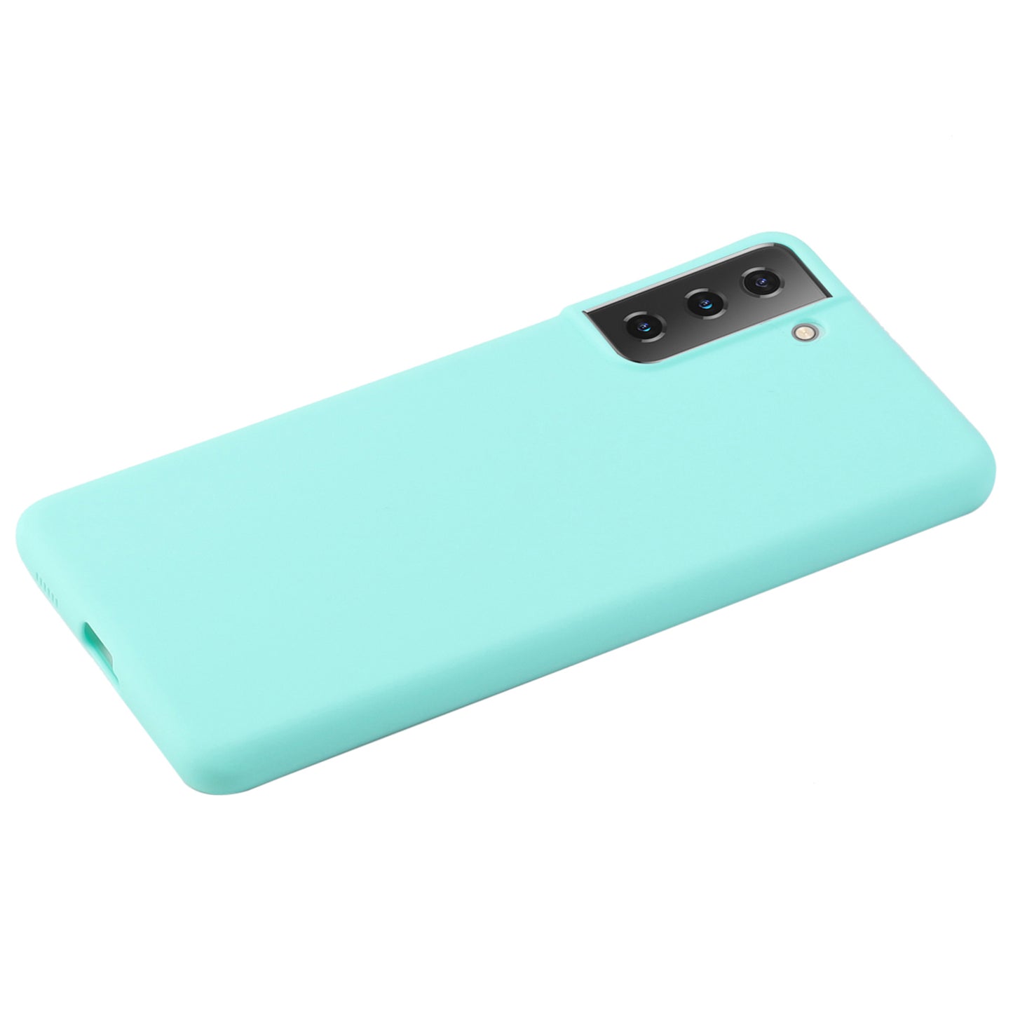 For Samsung Galaxy S22 5G Soft TPU Ultra-Thin Phone Back Cover Light Protective Matte Finish Coating Case