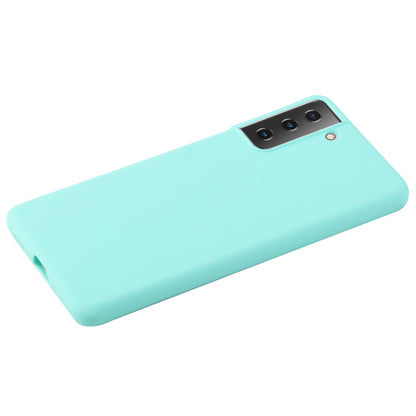 For Samsung Galaxy S22 5G Soft TPU Ultra-Thin Phone Back Cover Light Protective Matte Finish Coating Case