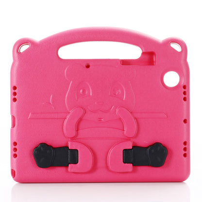 For Samsung Galaxy Tab A8 10.5 (2021) Cartoon Panda EVA Protective Case Convertible Handle Kickstand Tablet Kids Cover