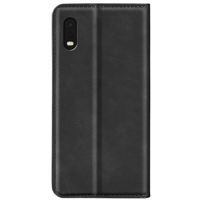 For Samsung Galaxy Xcover Pro PU Leather Attached TPU Inner Case Stand Function Magnetic Auto-absorbed Skin Touch Flip Wallet Phone Cover