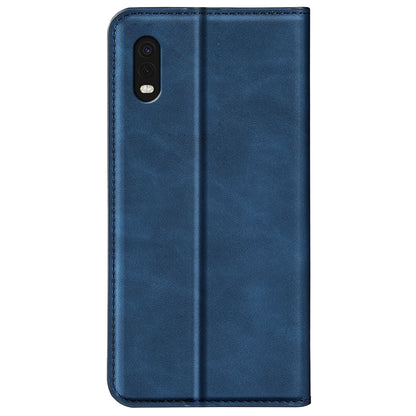 For Samsung Galaxy Xcover Pro PU Leather Attached TPU Inner Case Stand Function Magnetic Auto-absorbed Skin Touch Flip Wallet Phone Cover