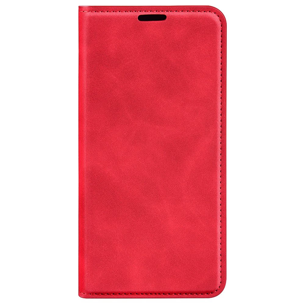 For Samsung Galaxy Xcover Pro PU Leather Attached TPU Inner Case Stand Function Magnetic Auto-absorbed Skin Touch Flip Wallet Phone Cover