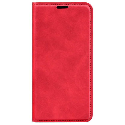 For Samsung Galaxy Xcover Pro PU Leather Attached TPU Inner Case Stand Function Magnetic Auto-absorbed Skin Touch Flip Wallet Phone Cover