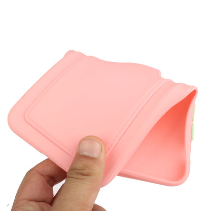For Samsung Galaxy A53 5G Card Holder Slot Soft TPU Shockproof Anti-Scratch Case Case with Camera Lens Protection