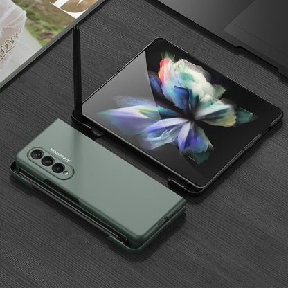 GKK for Samsung Galaxy Z Fold3 5G Hard PC Ultra-slim Case Large Cutouts Shell with Pen Slot