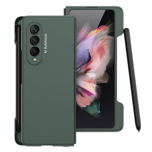 GKK for Samsung Galaxy Z Fold3 5G Hard PC Ultra-slim Case Large Cutouts Shell with Pen Slot