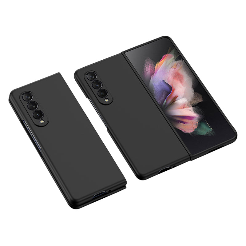For Samsung Galaxy Z Fold3 5G Rubberized Finish Hard PC Folding Phone Case Precise Cutout Protective Cover