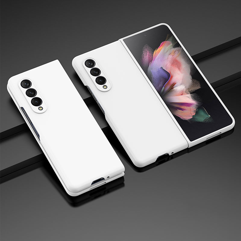 For Samsung Galaxy Z Fold3 5G Rubberized Finish Hard PC Folding Phone Case Precise Cutout Protective Cover
