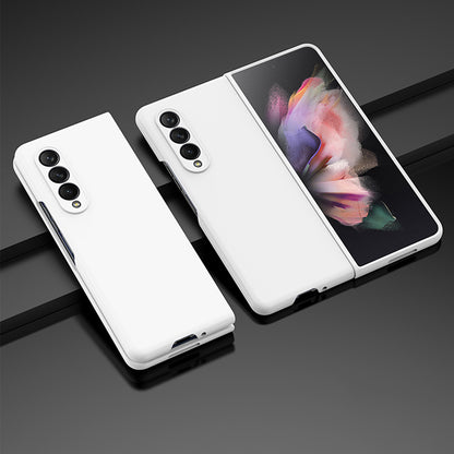 For Samsung Galaxy Z Fold3 5G Rubberized Finish Hard PC Folding Phone Case Precise Cutout Protective Cover