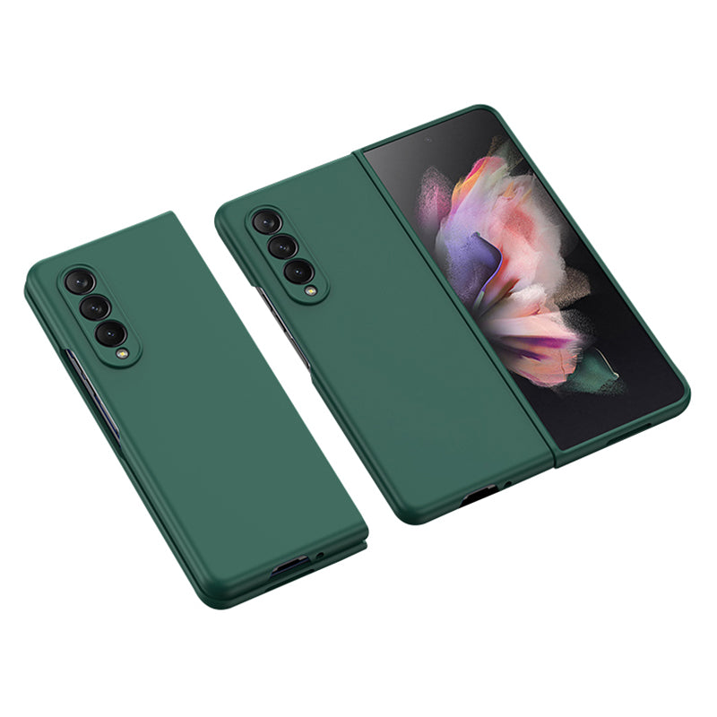 For Samsung Galaxy Z Fold3 5G Rubberized Finish Hard PC Folding Phone Case Precise Cutout Protective Cover