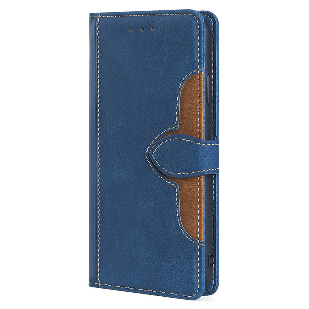For Samsung Galaxy A13 4G Foldable Stand Straw Hat Pattern PU Leather Case Wallet Anti-scratch Mobile Phone Cover