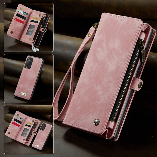 CASEME 008 Series for Samsung Galaxy A53 5G Detachable 2-in-1 Split Leather Phone Case Wallet Stand Magnetic Clasp Protective Cover