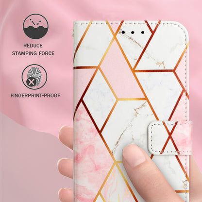 YB Pattern Printing Leather Series-5 for Samsung Galaxy A52 4G/5G/A52s 5G Wallet Marble Pattern Scratch-resistant Stand Phone Shell