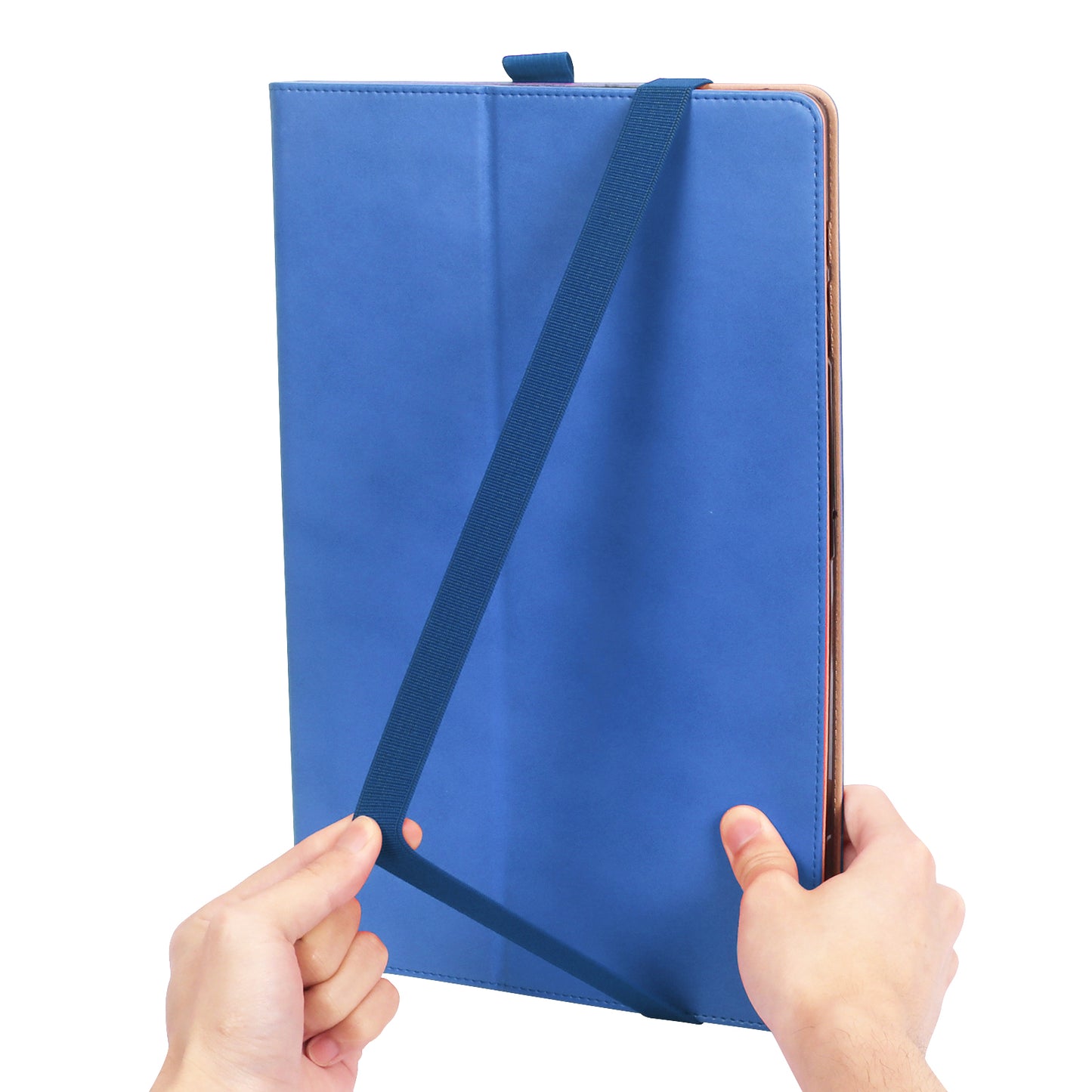 For Samsung Galaxy Tab S8 Ultra Business Style PU Leather Tablet Case Stand Card Holder Protective Cover with Auto Wake/Sleep