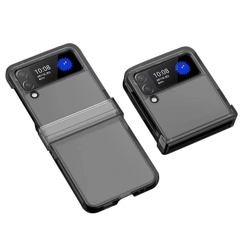 For Samsung Galaxy Z Flip3 5G Hinge Design Hard PC Phone Case Anti-drop Folding Protective Cover