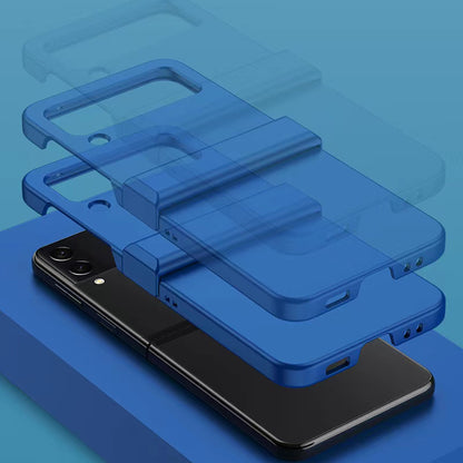 For Samsung Galaxy Z Flip3 5G Hinge Design Hard PC Phone Case Anti-drop Folding Protective Cover