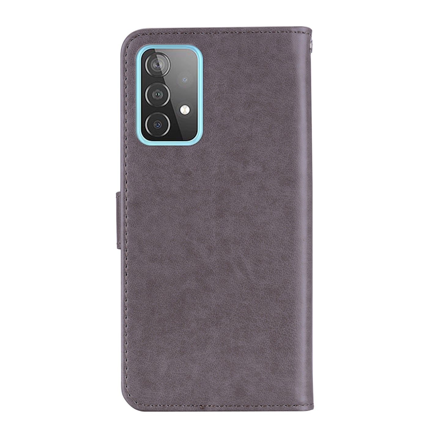 Rhinestone Decor Glitter Case for Samsung Galaxy A23 4G (165.4 x 76.9 x 8.4mm), Owl Flower Pattern Imprinted PU Leather Wallet Folio Phone Cover with Stand Function