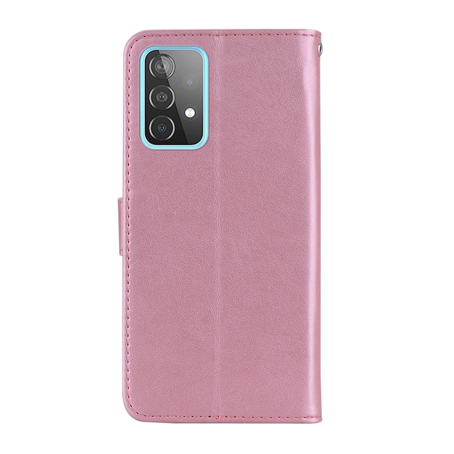 Rhinestone Decor Glitter Case for Samsung Galaxy A23 4G (165.4 x 76.9 x 8.4mm), Owl Flower Pattern Imprinted PU Leather Wallet Folio Phone Cover with Stand Function