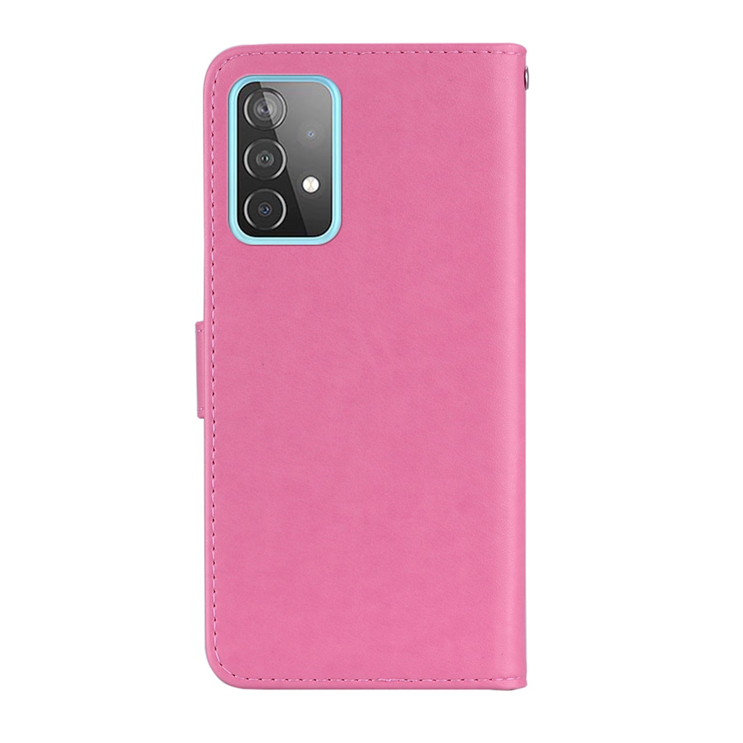 Rhinestone Decor Glitter Case for Samsung Galaxy A23 4G (165.4 x 76.9 x 8.4mm), Owl Flower Pattern Imprinted PU Leather Wallet Folio Phone Cover with Stand Function