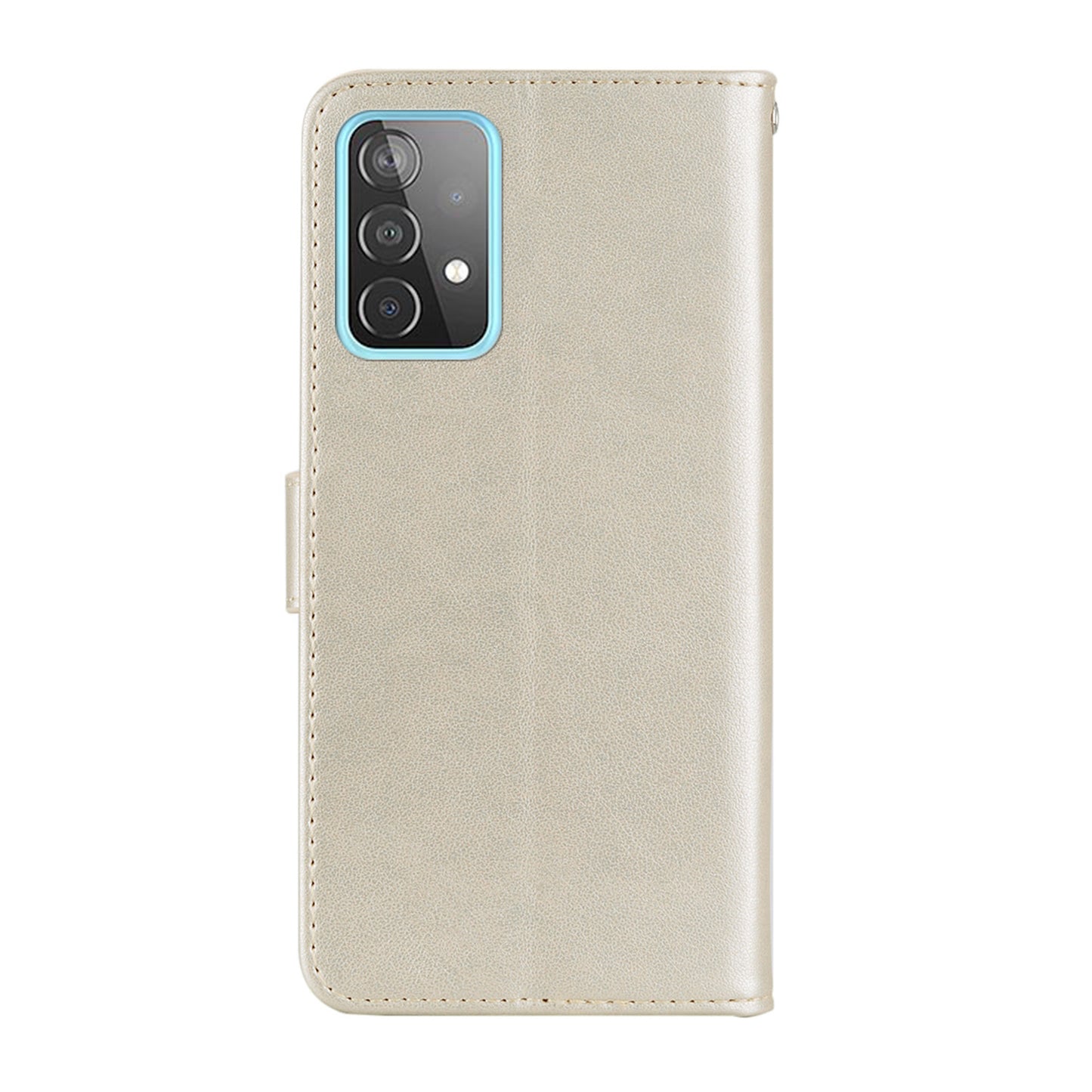 Rhinestone Decor Glitter Case for Samsung Galaxy A23 4G (165.4 x 76.9 x 8.4mm), Owl Flower Pattern Imprinted PU Leather Wallet Folio Phone Cover with Stand Function